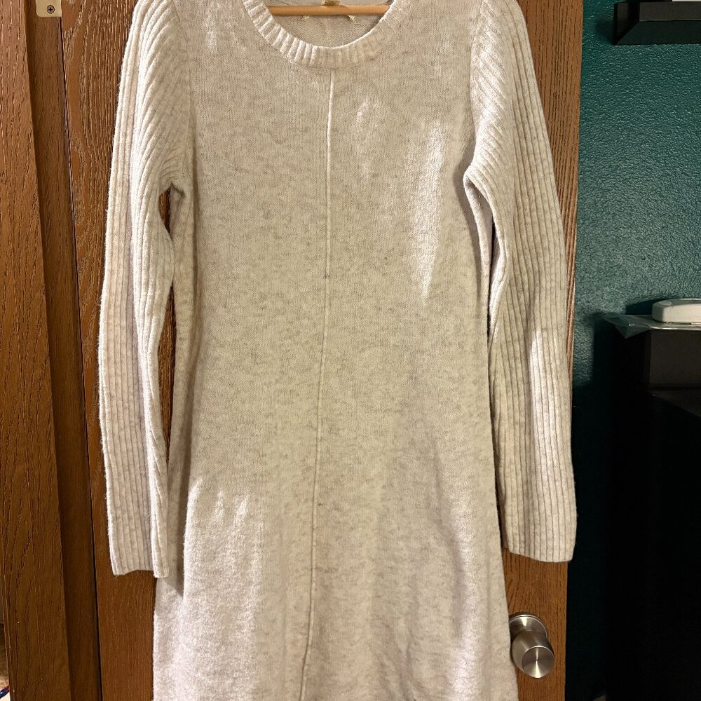 Kaisely Long Sleeve Alpaca Blend Sweater Dress